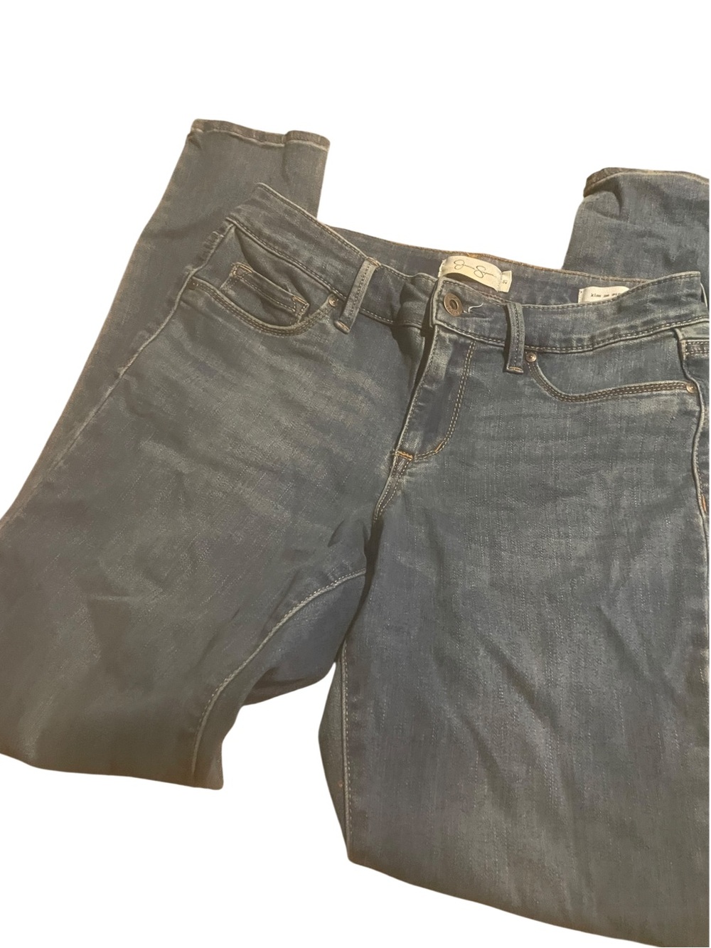 Jessica Simpson kiss me super skinny Classic Women's Blue Jeans size 27